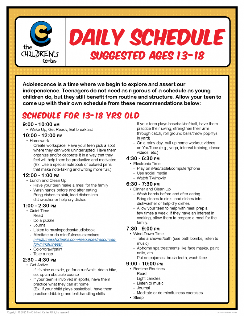 daily-schedule-ages-13-18-the-children-s-center